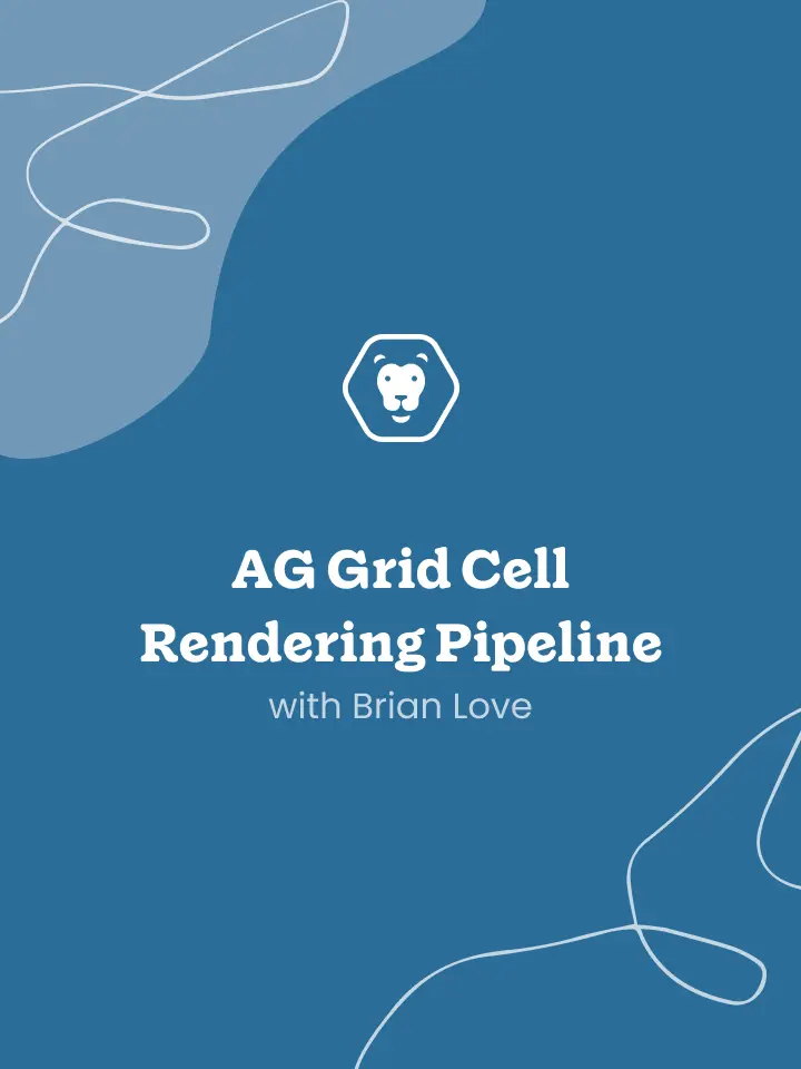 AG Grid Cell Rendering Pipeline with TypeScript