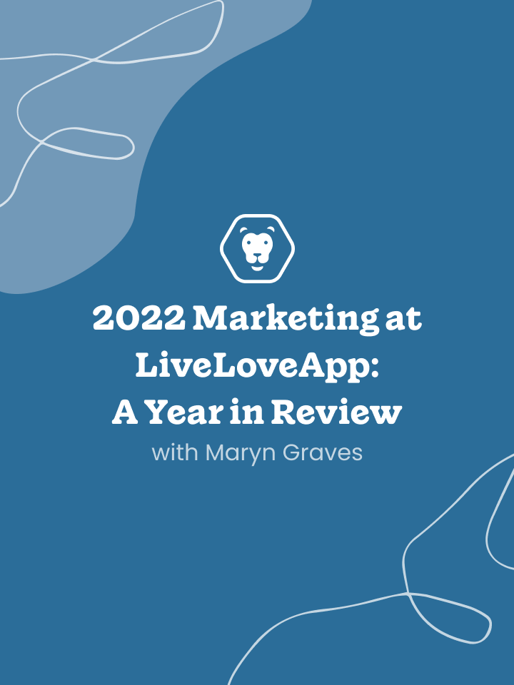 Logo of 2022 Marketing at LiveLoveApp: A Year in Review